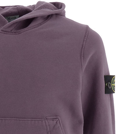 Stone Island Hoodie - Ink m. Logo