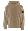 Stone Island Hoodie - Desert w. Logo
