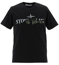 T-Shirt Stone Island - Noir av. Imprimé