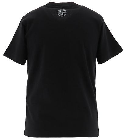 Stone Island T-Shirt - Schwarz m. Print