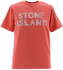 T-Shirt Stone Island - Géranium av. Imprimé