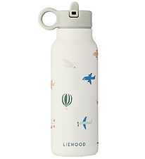 Liewood Water Bottle - Falk - 350 mL - Aviator/Ecru