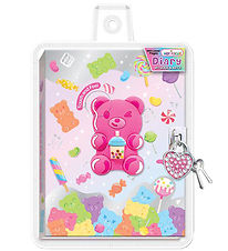 Hot Focus Diary w. Lås - 300 pages - Soft Toys/Candy motifs