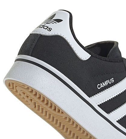adidas Originals Skor - Campus Vulc J - CBLACK/FTWWHT/GUM3