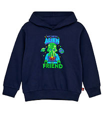 LEGO® Wear Hoodie - LWSaku - Dark Navy w. Alien