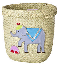Rice Opbergmand - Raffia/Zeewier - Circus - 20x20 cm - Naturel