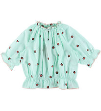 Blouse Stella McCartney Kids - Vert Menthe av. Coccinelles