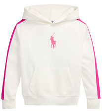 Sweat à Capuche Polo Ralph Lauren - Blanc/Rose