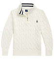 Polo Ralph Lauren Blússa M. Rennilás - Prjónað - Hvítur