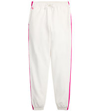 Pantalon de Jogging Polo Ralph Lauren - Blanc/Rose