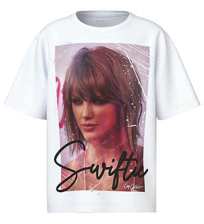 Name It T-shirt - NkfDusan - Taylor Swift - Cloud Dancer w. Prin