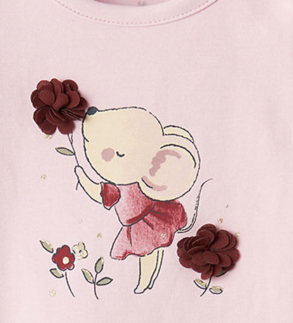 Name It Body L/æ - NbfTulina - Winsome Orchid m. Tryck