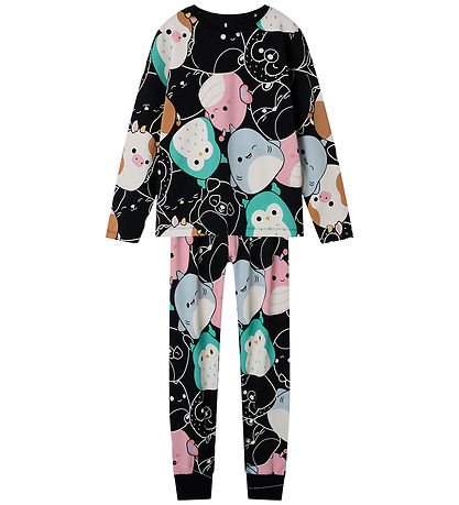 Name It Pyjama Set 2 Parts - Squishmallows - NkfObia - Black w. 