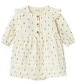 Lil' Atelier Bodysuit w. Skirt L/Æ - NbfRaisa - Turtledove w. Fl