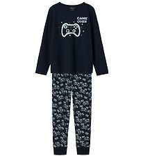 Ensemble de Pyjama Name It - 2 Pièces - Jeu NkmNightset - Dark S