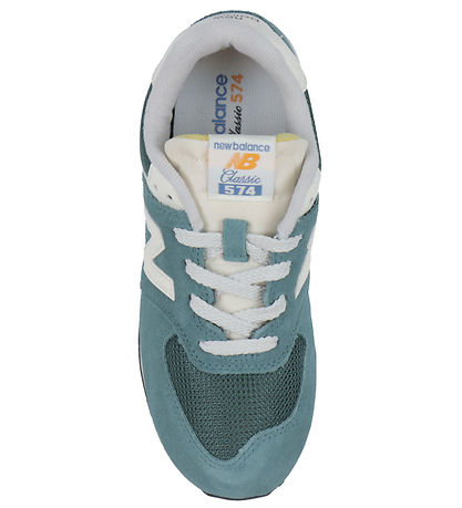 New Balance Shoes - 574 - New Spruce/Blast Red