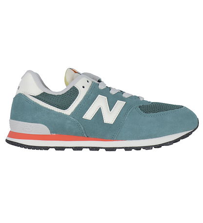 New Balance Shoes - 574 - New Spruce/Blast Red