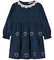 Fliink Dress - Muslin - Elmo Heart - Insignia Blue/Sandshell