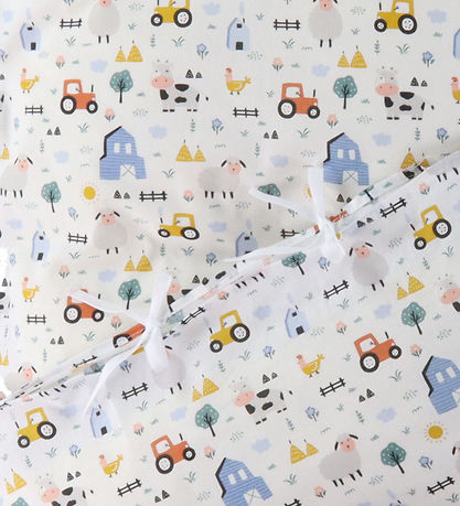 Nørgaard Madsens Bedding - Junior - White w. Farm Animals