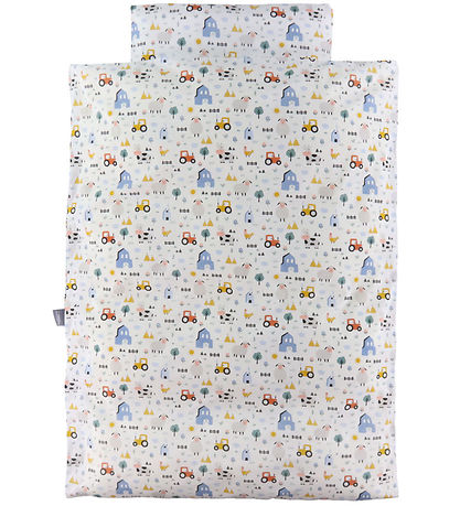 Nørgaard Madsens Bedding - Junior - White w. Farm Animals