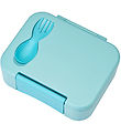 Carl Oscar Lunchbox w. Fork/Spoon - BentoBox - Blue