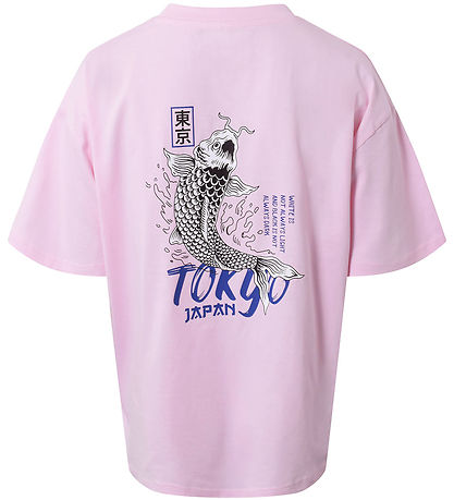 Hound T-shirt - Oversized - Light Pink