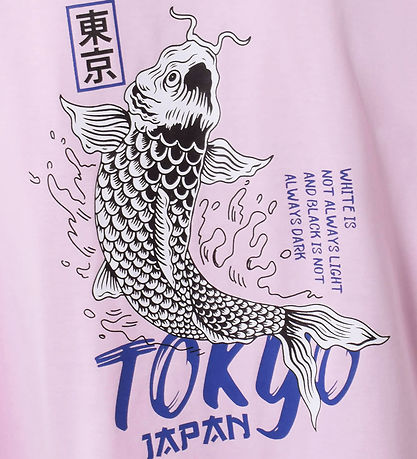 Hound T-shirt - Oversized - Light Pink