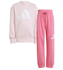 adidas Performance Sweatsæt - LK BL FL Jog - Clpink/White