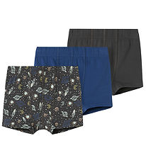Name It Boxershorts - 3er-Pack - Noos - NmmTights - Forged Iron/
