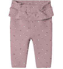 Pantalon Name It - NbfTusia - Elderberry av. Fleurs