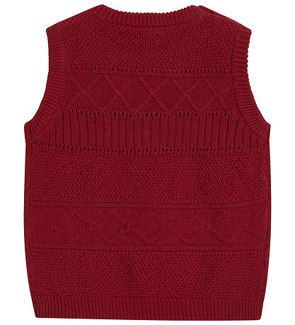 Hust and Claire Waistcoat - Knitted - HcPerry - Teaberry