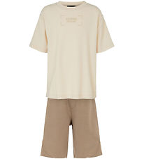 T-Shirt/Shorts Emporio Armani - Coquilles de noix de cajou grill