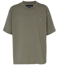 T-Shirt Emporio Armani - Basilic chaud av. Logo