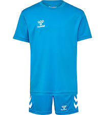 Hummel Shorts/T-Shirt - hmlLogo - Diva Blue