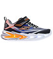 Skechers Shoes w. Light - Flex-Glow Ultra - Black/Blue