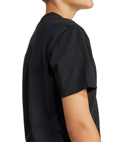 adidas Performance T-shirt - J SL - Black/White