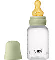 BIBS Feeding Bottle - 150 mL - PP/Natural Rubber - Sage