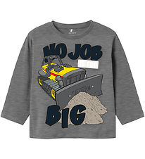 Blouse Name It - NmmJeremy - Grey Melange