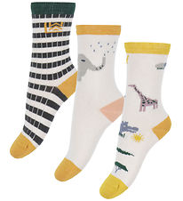 Liewood Sokken - 3-pack - Silas - Safari/Sandy Mix