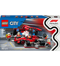 LEGO® City - F1® Boxenstopp mit Boxencrew und Ferrari... 60443 -