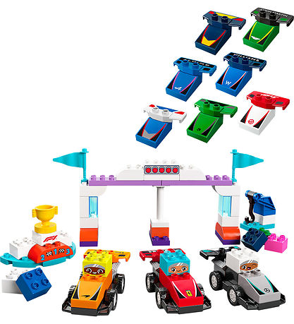 LEGO® DUPLO® - F1® Team ? racerbilar och förare 10445 - 70 Delar