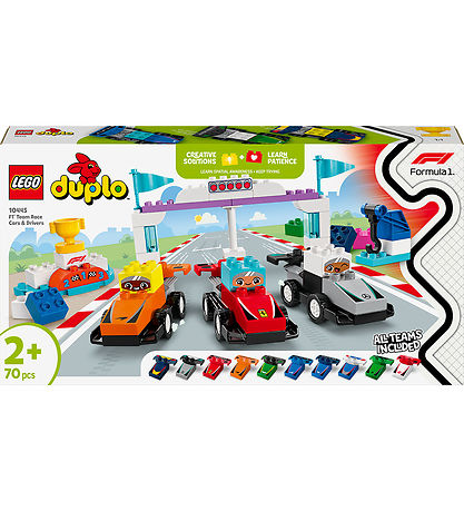 LEGO® DUPLO® - F1® Team ? racerbilar och förare 10445 - 70 Delar