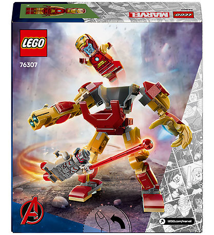 LEGO® Marvel - 아이언맨 메크 대 울트론 76307 - 101개 부품