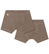 That's Mine Boxershorts - 2er-Pack - Rib - Cilas - Brown Melange