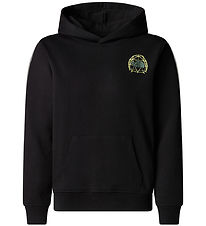 Sweat à Capuche The North Face - Graphique Détendu - Noir/Jaune 