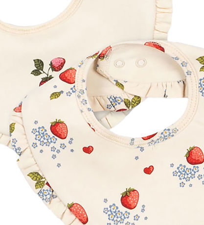 Konges Sløjd Teething Bib - 2-Pack - Jam Mix