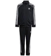adidas Originals Trainingsanzug - Schwarz m. Weiß