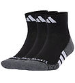 adidas Performance Ankle Socks - 3-Pack - Black/Grey