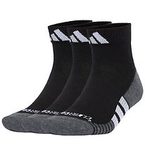 adidas Performance Ankle Socks - 3-Pack - Black/Grey
