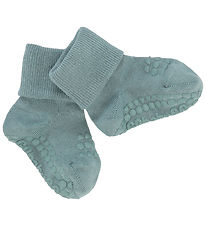GoBabyGo Sokken - Bamboe - Antislipsokken - Dusty Blue